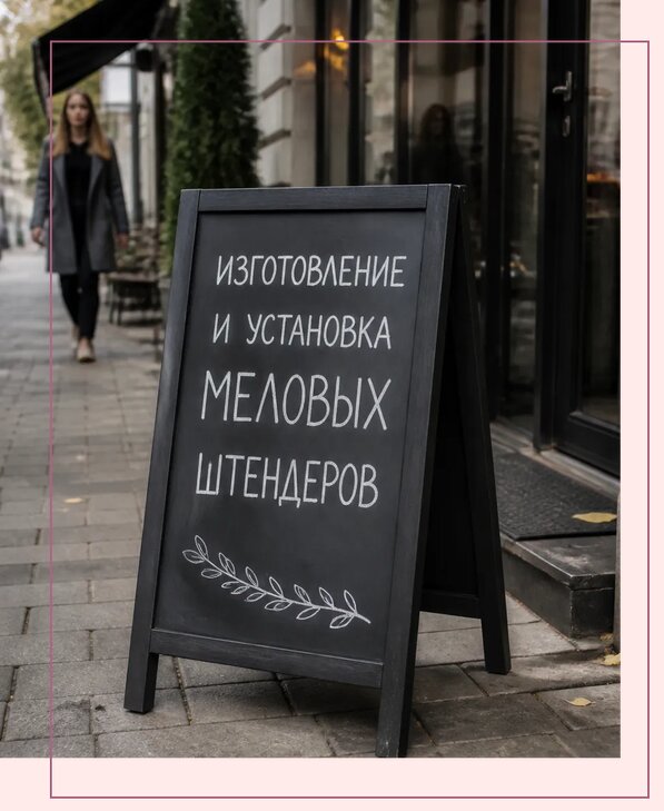 Меловые штендеры в Камышине по цене от 6679 р. | Аванза-Кмш